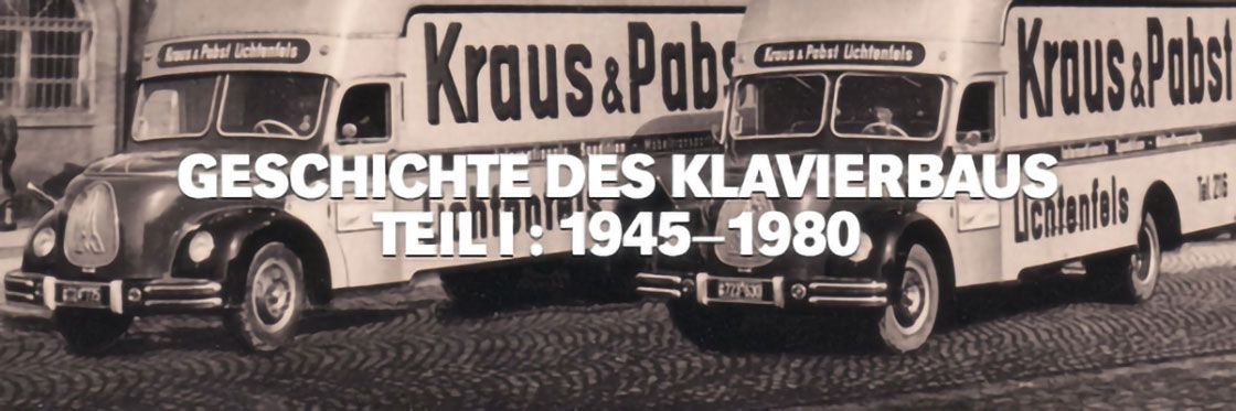 Geschichte Klavierbaus im 20. und 21. Jahrhundert